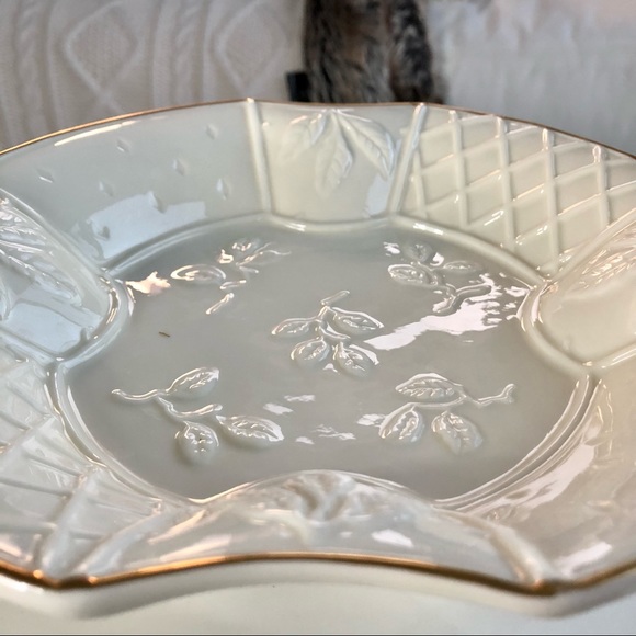 Fitz & Floyd Open Candy Dish Serving Bowl Botanical Collection - Picture 2 of 8